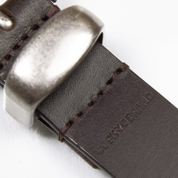 5659 Women Western Style Fashion Belt, Studded Leather-brown, L (31-33\